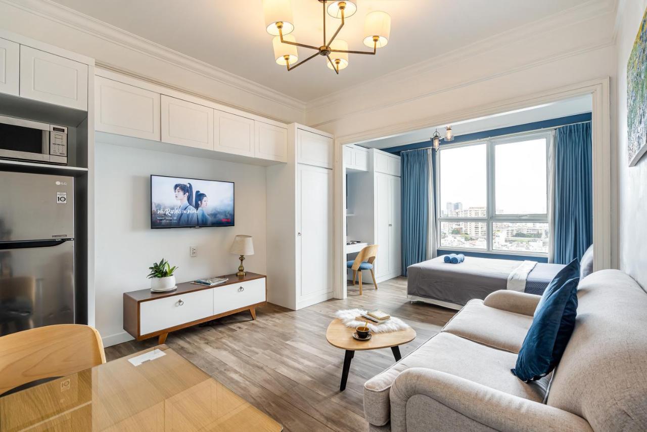 The Manor 2 Luxury Apartment Free Roof Top Pool Ho Chi Minh-staden Exteriör bild
