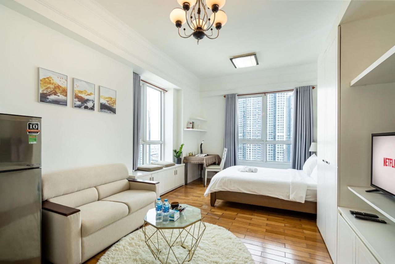The Manor 2 Luxury Apartment Free Roof Top Pool Ho Chi Minh-staden Exteriör bild