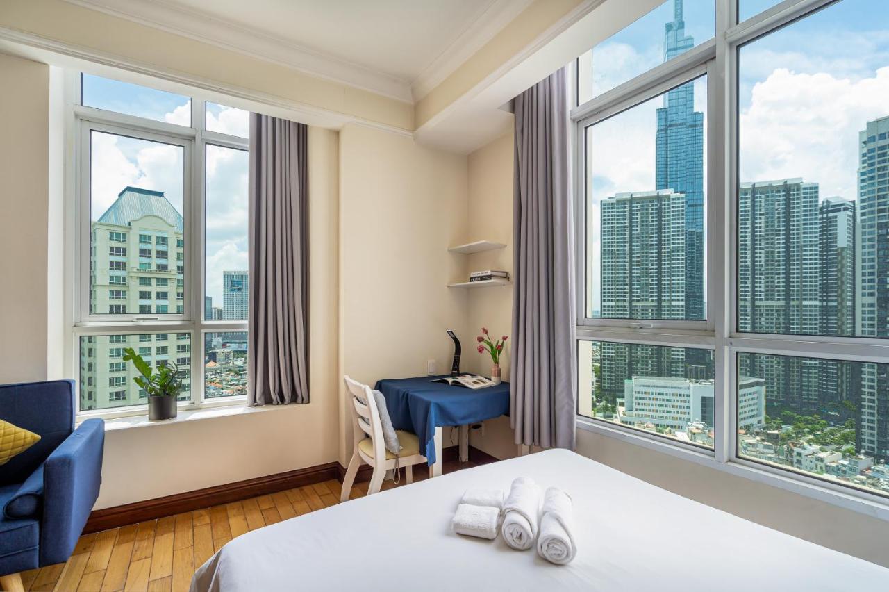 The Manor 2 Luxury Apartment Free Roof Top Pool Ho Chi Minh-staden Exteriör bild
